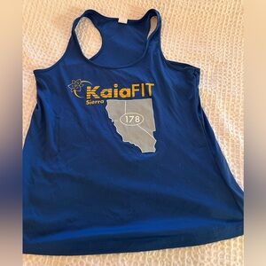 KaiaFIT Blue Tank Top